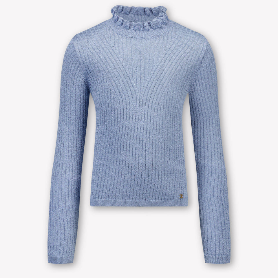 Abel & Lula Kinder Meisjes T-Shirt In Blauw