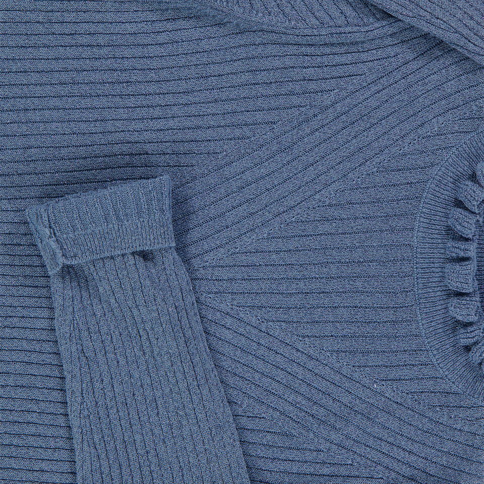 Abel & Lula Kinder Meisjes T-Shirt In Blauw