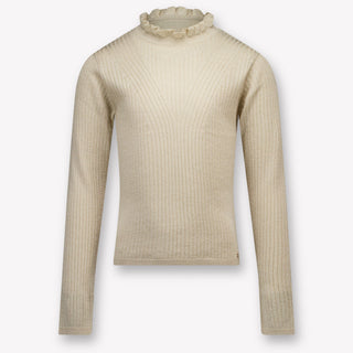 Abel & Lula Kinder Meisjes T-Shirt In Beige