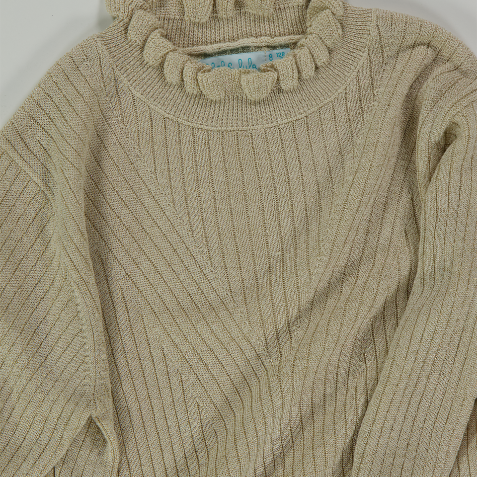 Abel & Lula Kids Girls  T-Shirt Beige