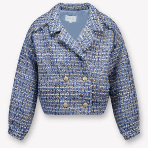 Abel & Lula Kids Girls Jacket  Blue