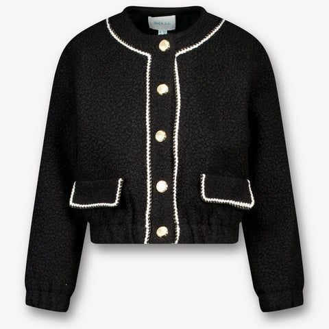 Abel & Lula Kids Girls Jacket  Black
