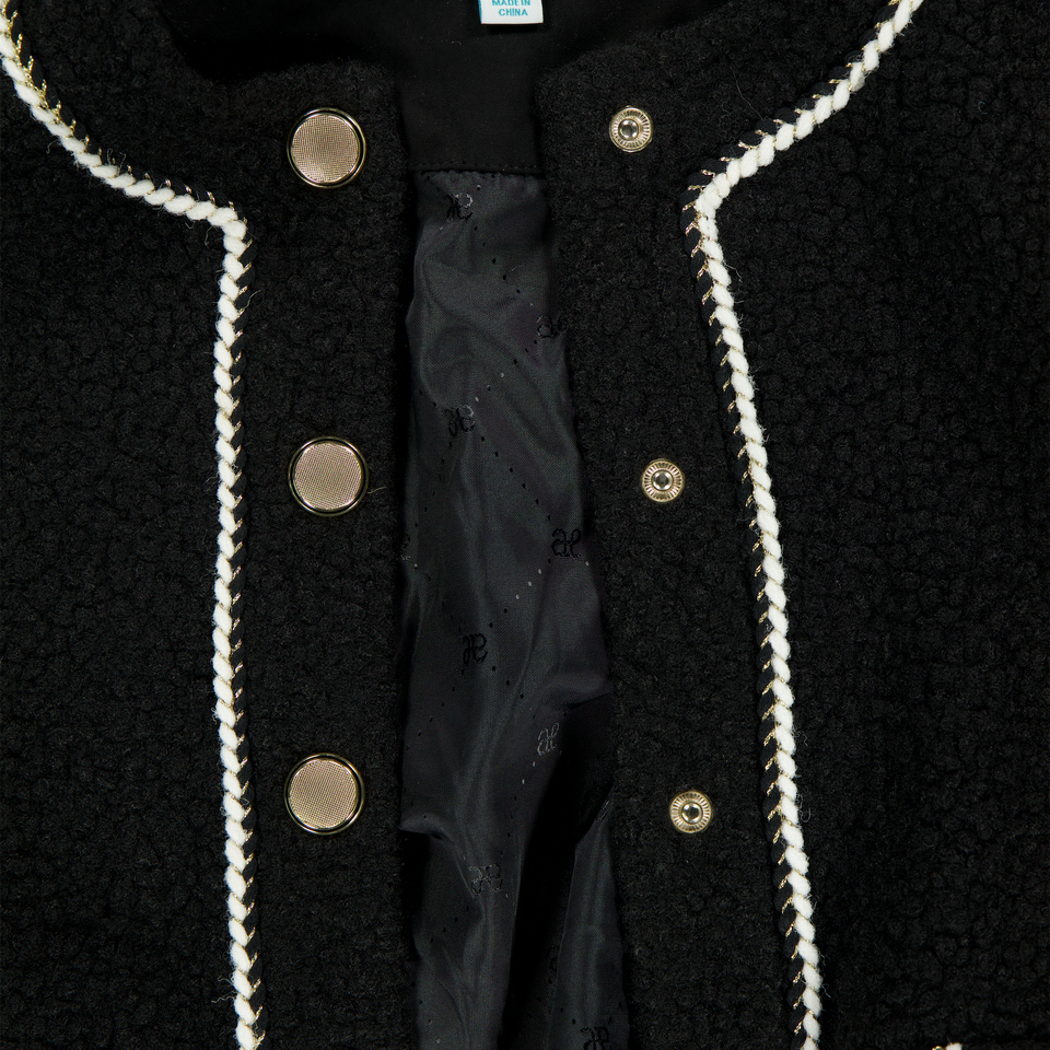 Abel & Lula Kinder Meisjes Colbert In Zwart