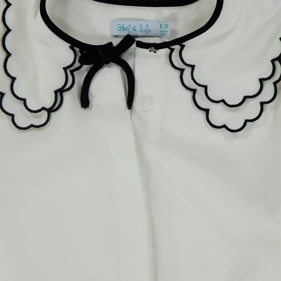 Abel & Lula Kids Girls Blouse  Offwhite