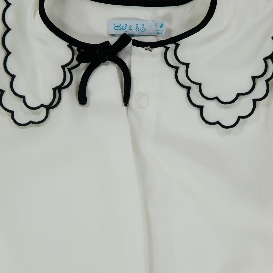 Abel & Lula Kids Girls Blouse  Offwhite