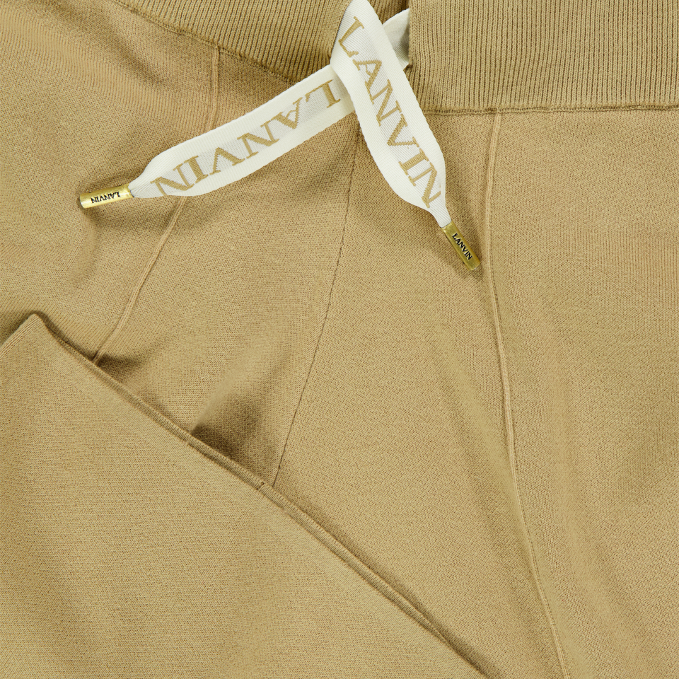 Lanvin Kinder Unisex Broek In Beige