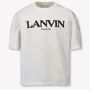 Lanvin Kinder Unisex T-Shirt In Off White
