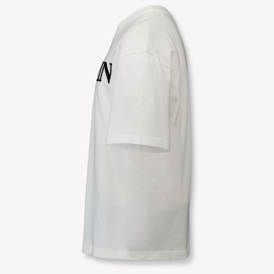 Lanvin Kinder Unisex T-Shirt In Off White