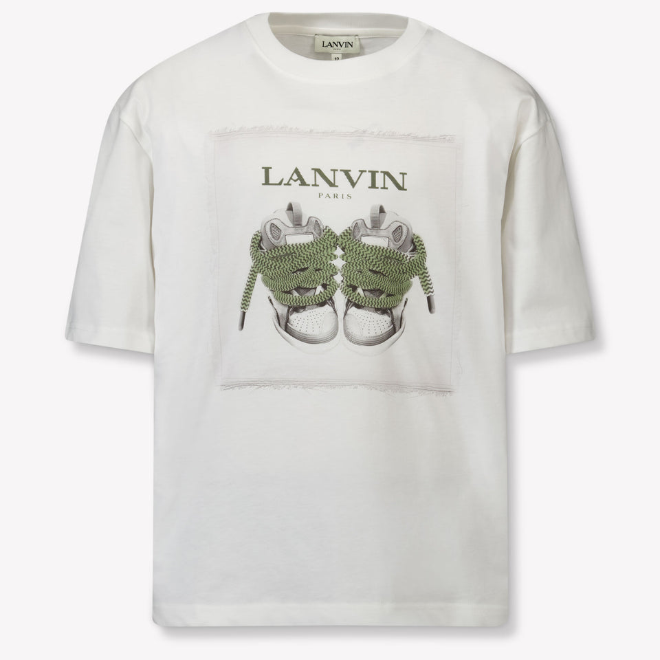 Lanvin Kinder Unisex T-Shirt In Off White