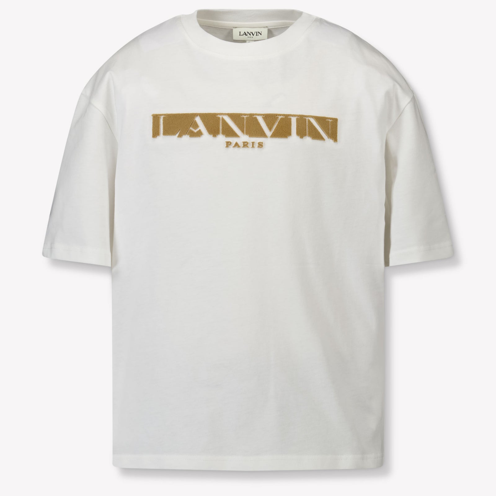 Lanvin Kids Unisex T-Shirt In OffWhite