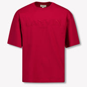 Lanvin Kids Unisex T-Shirt In Red