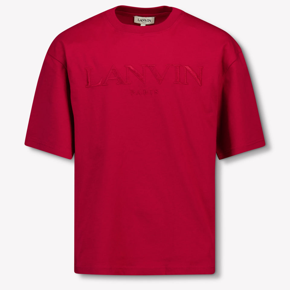 Lanvin Kids Unisex T-Shirt In Red