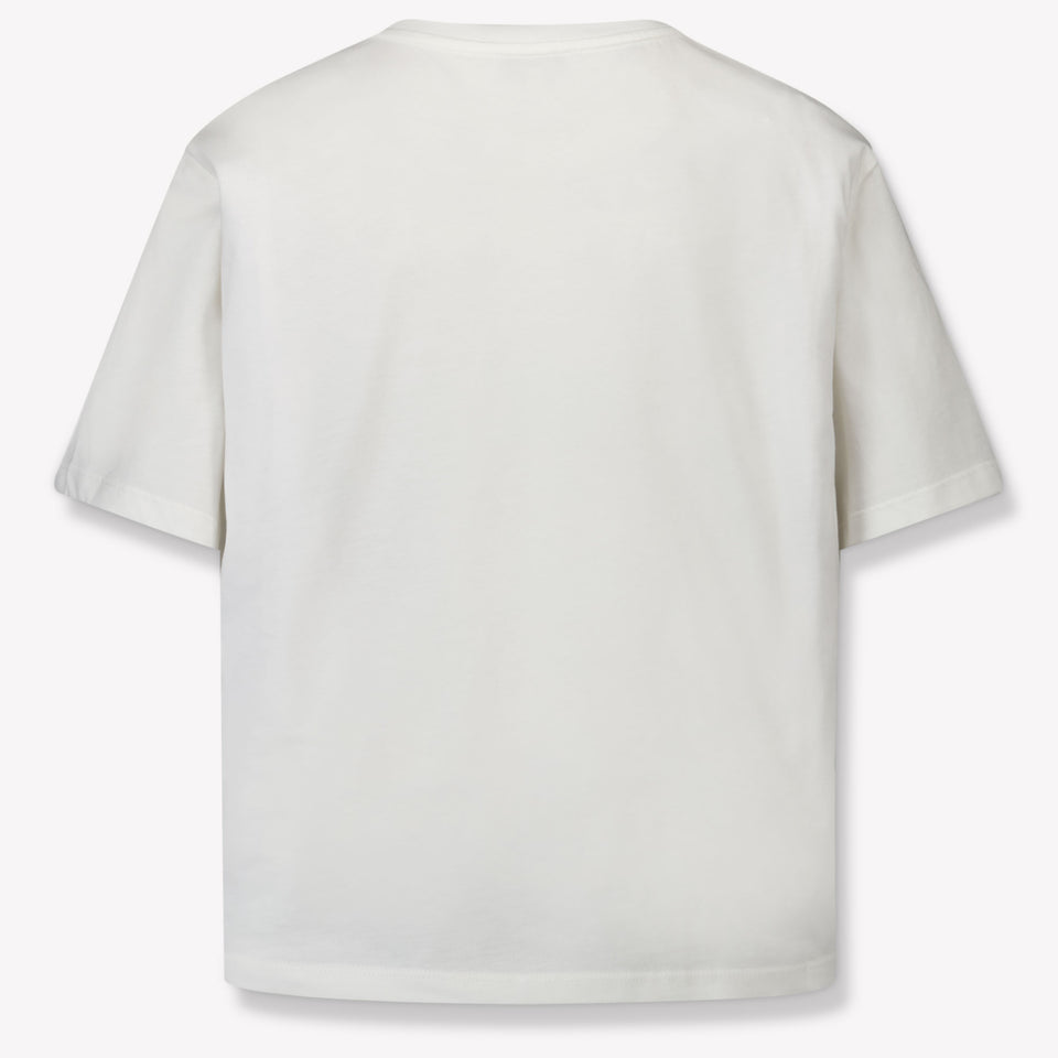 Lanvin Kinder Meisjes T-Shirt In Off White