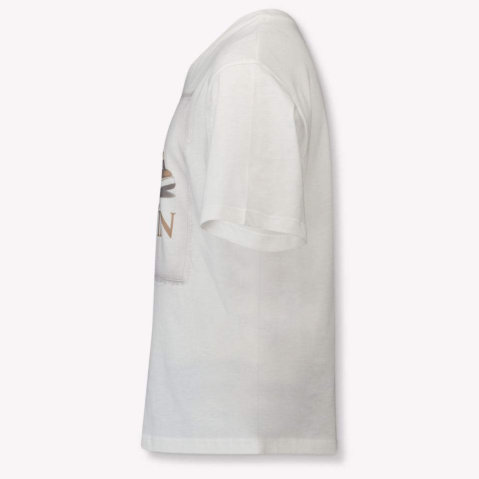 Lanvin Kinder Meisjes T-Shirt In Off White