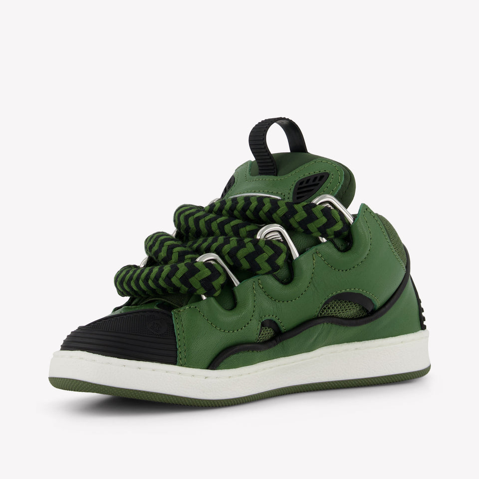 Lanvin Girls Sneakers In Green