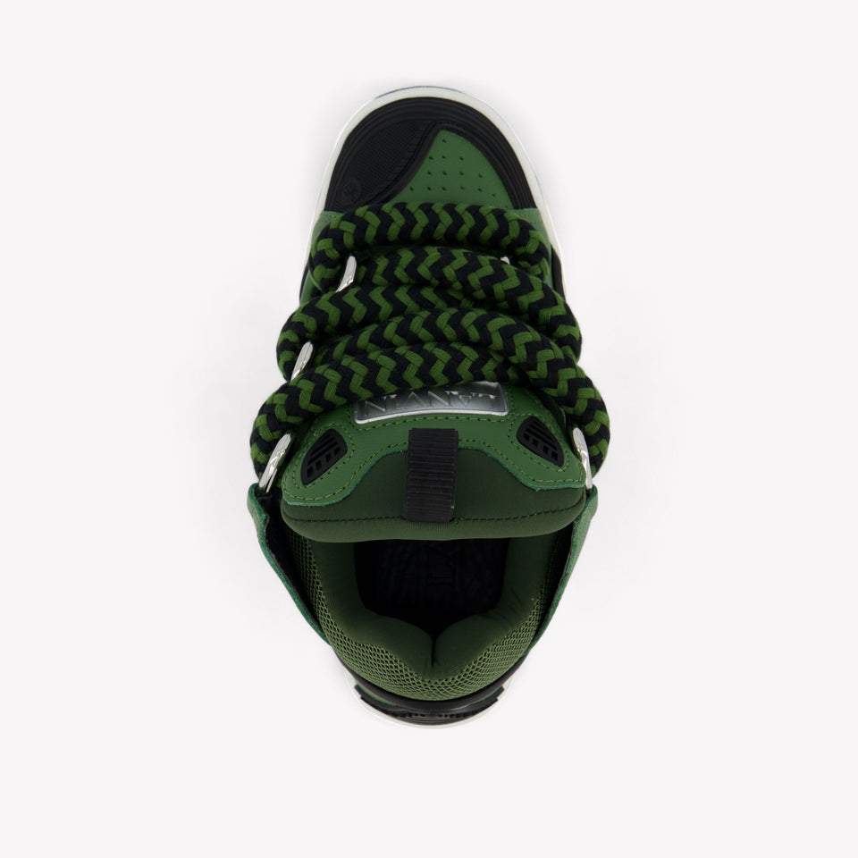 Lanvin Girls Sneakers In Green
