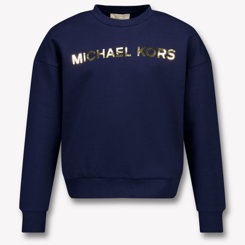 Michael Kors Kids Girls Sweater Navy