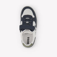 Boss Jongens Sneakers In Grijs