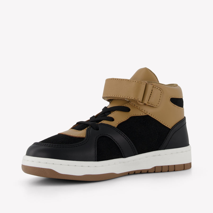 Boss Jongens Sneakers In Zwart