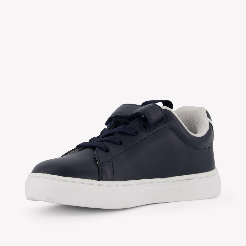 Boss Jongens Sneakers In Navy
