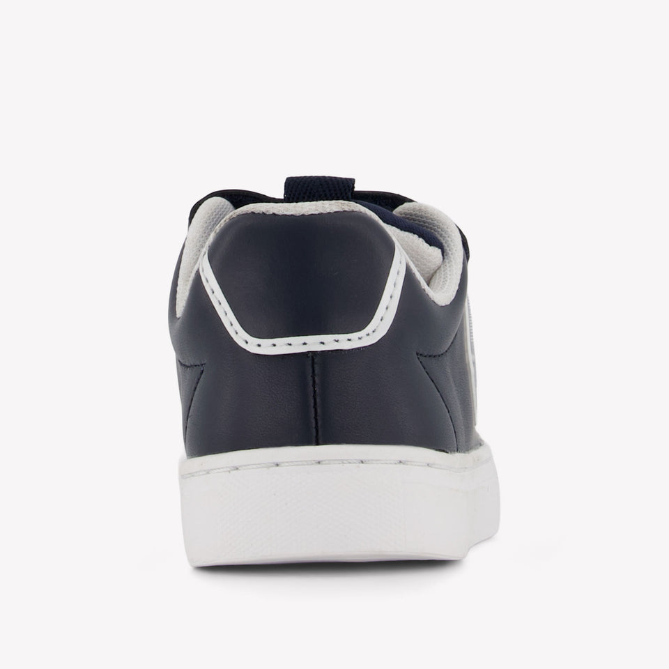 Boss Jongens Sneakers In Navy
