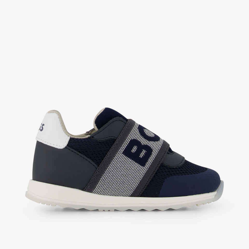 Boss Boys Sneakers  Navy