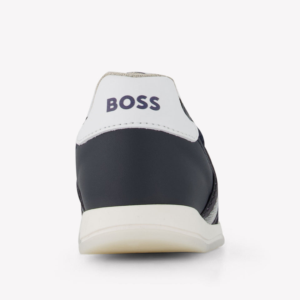 Boss Boys Sneakers  Navy