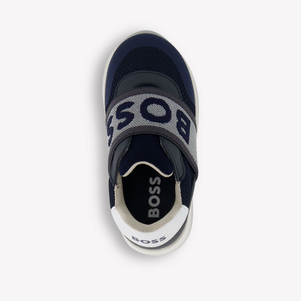 Boss Boys Sneakers  Navy