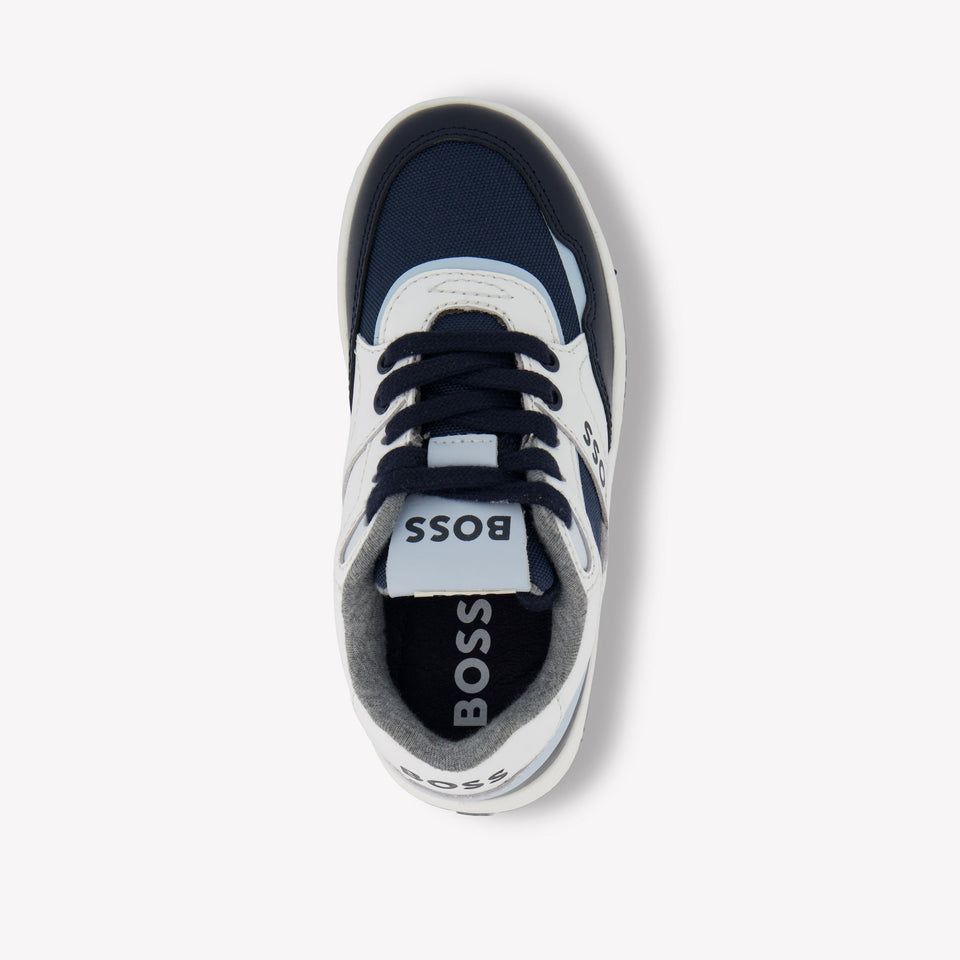 Boss Boys Sneakers  Navy