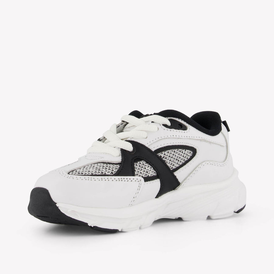 Boss Jongens Sneakers In Wit
