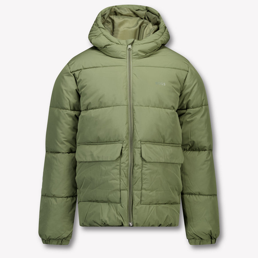 Boss Kinder Jongens Winterjas In Army