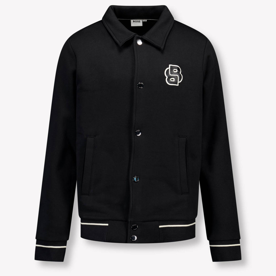 Boss Kinder Jongens Vest In Zwart