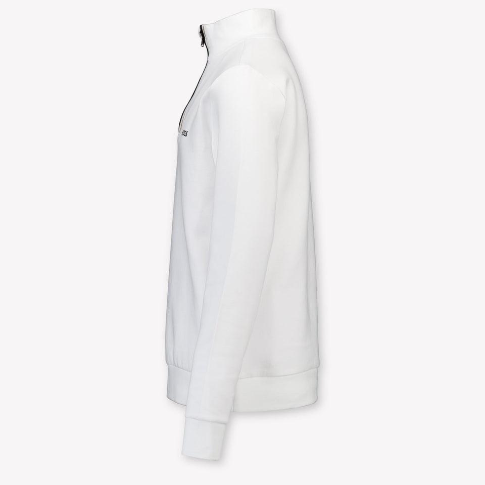 Boss Kids Boys Sweater  White