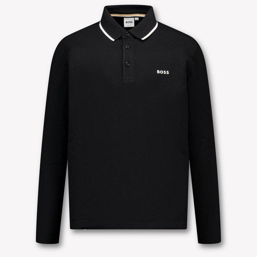 Boss Kinder Jongens Polo In Zwart