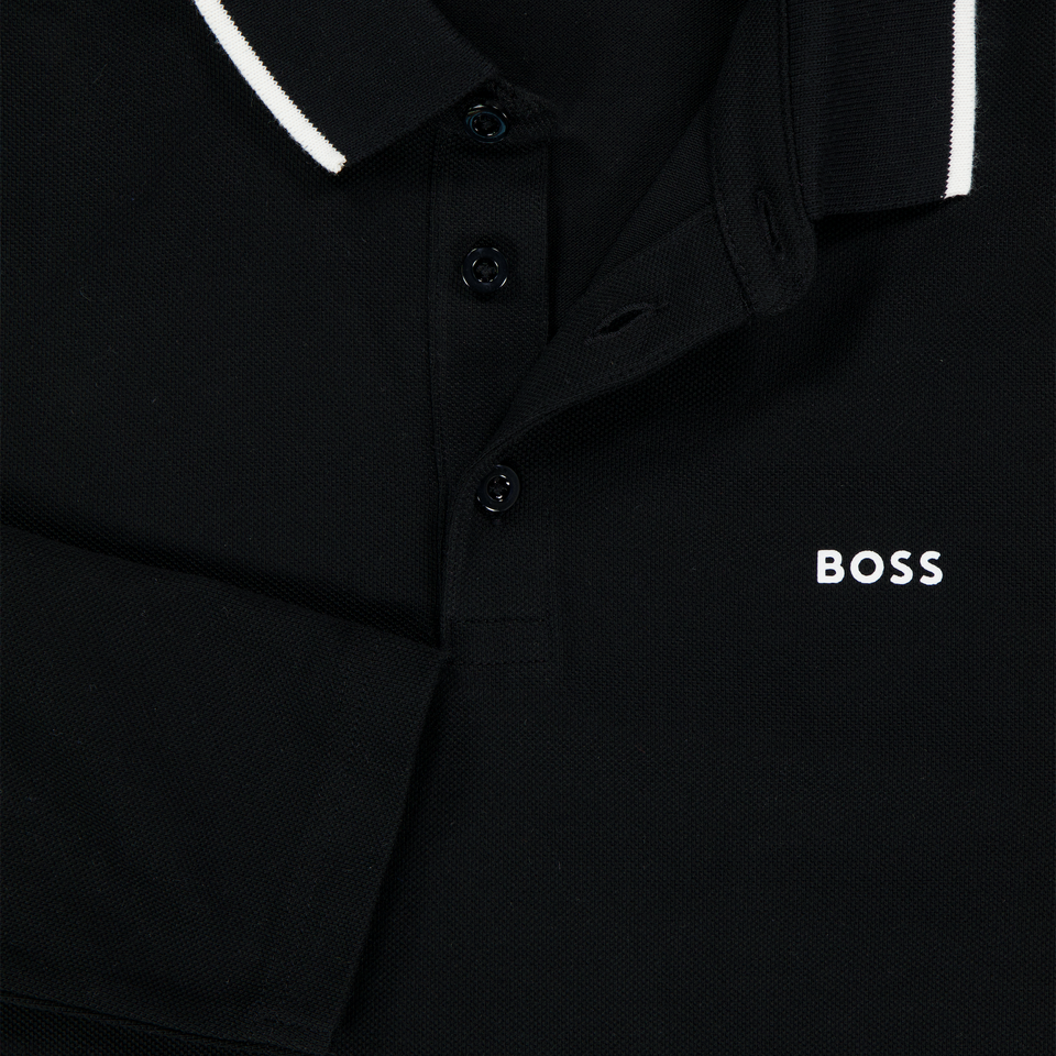 Boss Kinder Jongens Polo In Zwart