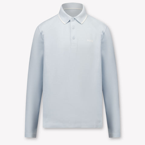 Boss Kids Boys Polo  Light Blue