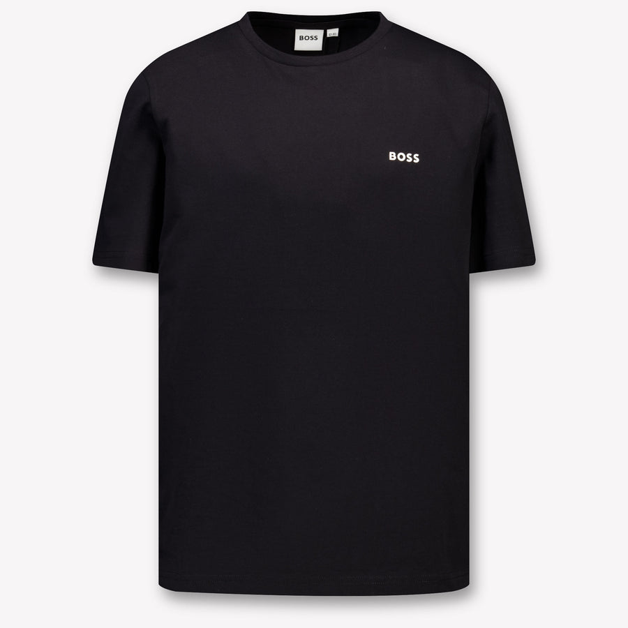 Boss Kinder Jongens T-Shirt In Zwart