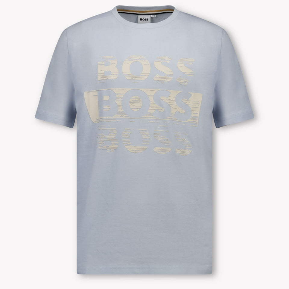 Boss Kids Boys  T-Shirt Light Blue