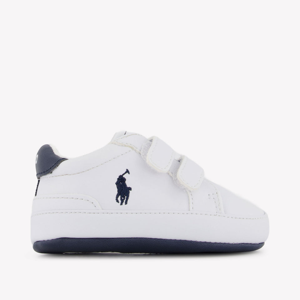 Ralph Lauren Heritage Court Ii Baby Boys Sneakers  White