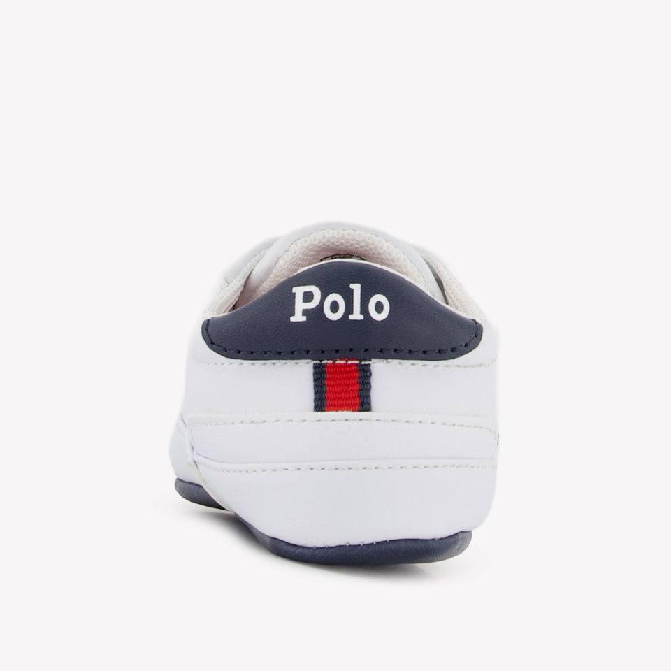 Ralph Lauren Heritage Court Ii Baby Boys Sneakers  White