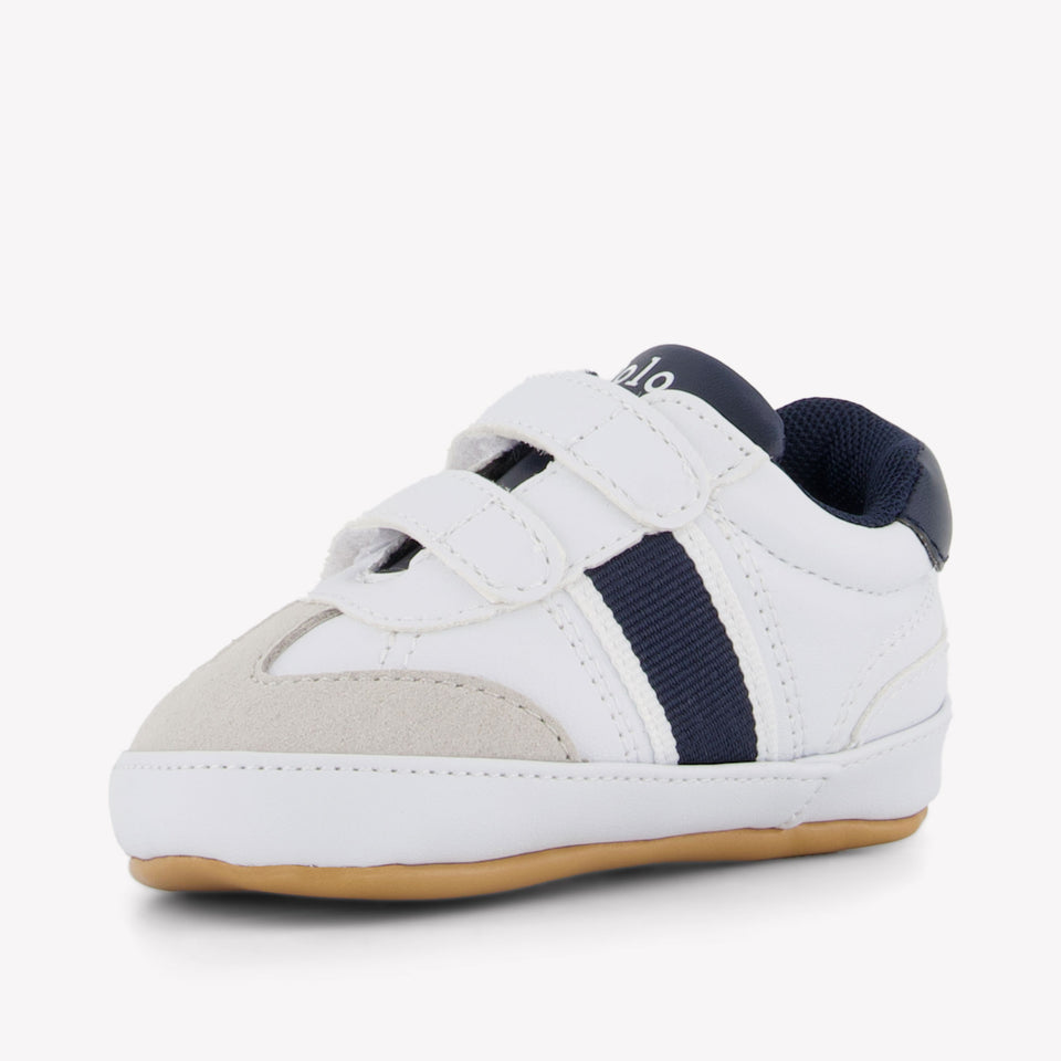 Ralph Lauren Heritage Court Iii Baby Boys Sneakers  White