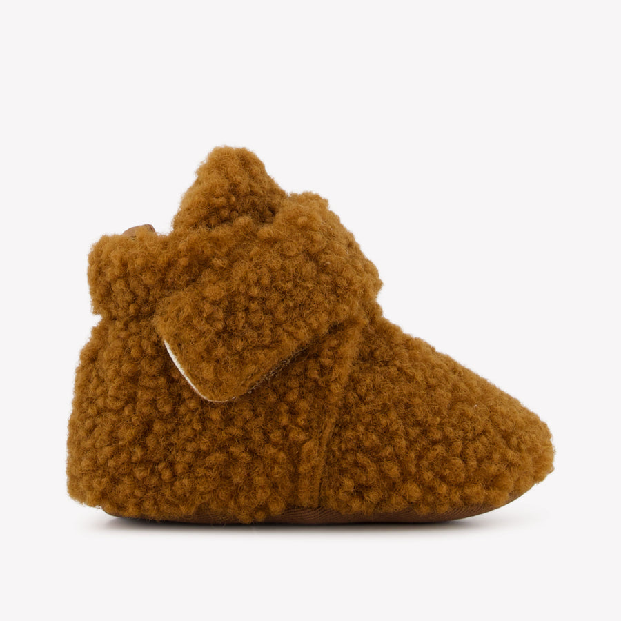 Ralph Lauren Lando Layette Baby Unisex Sneakers in Camel