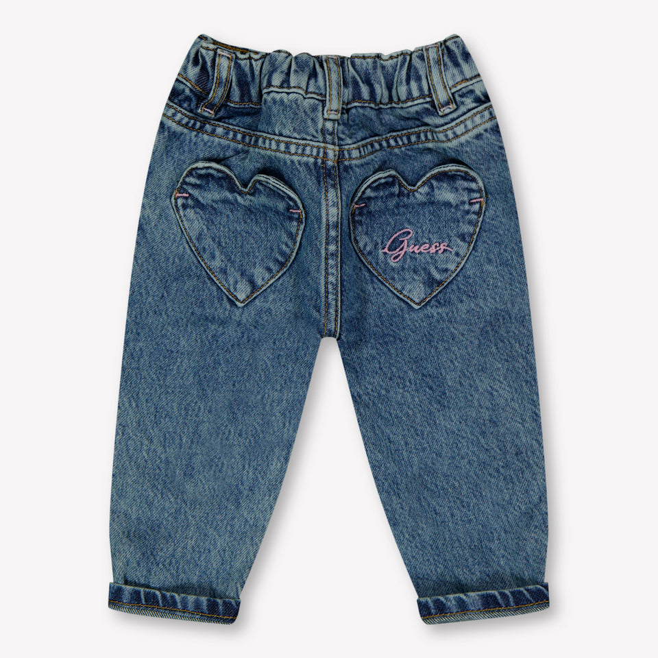 Guess Baby Meisjes Jeans In Blauw