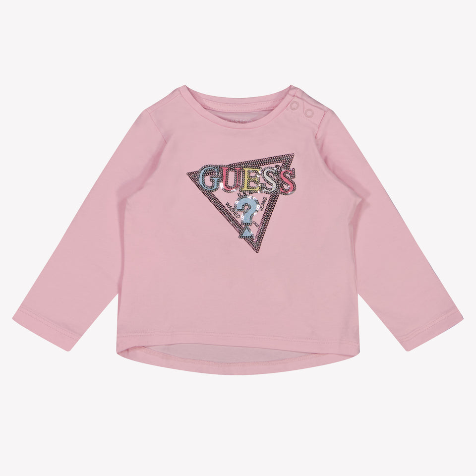 Guess Baby Girls T-Shirt  Light Pink
