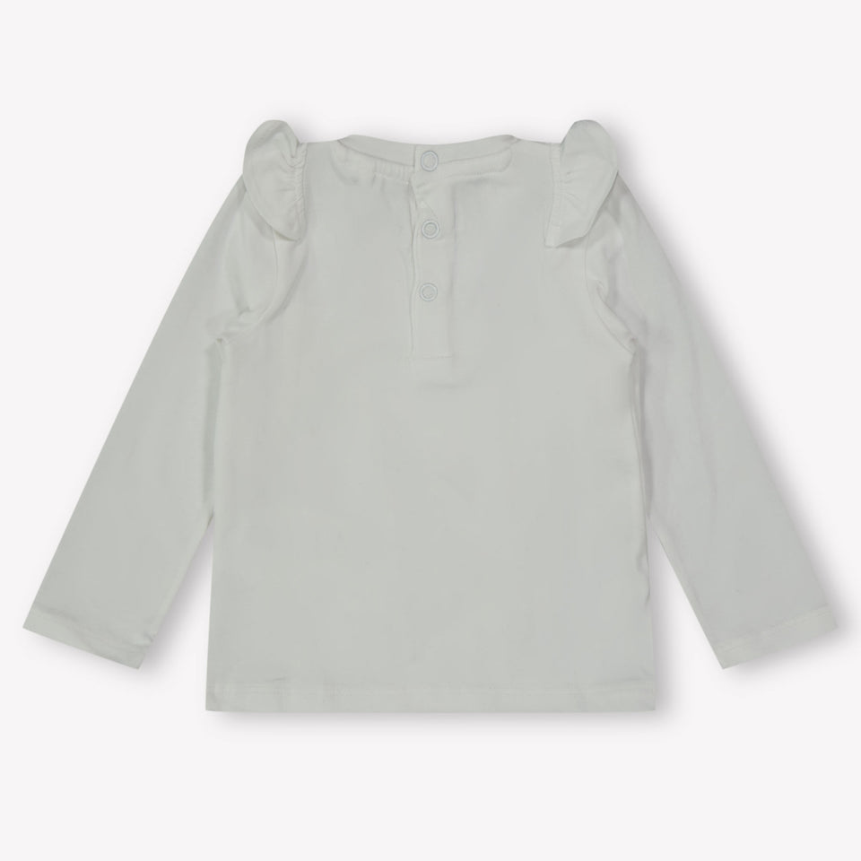 Guess Baby Meisjes T-Shirt In Wit