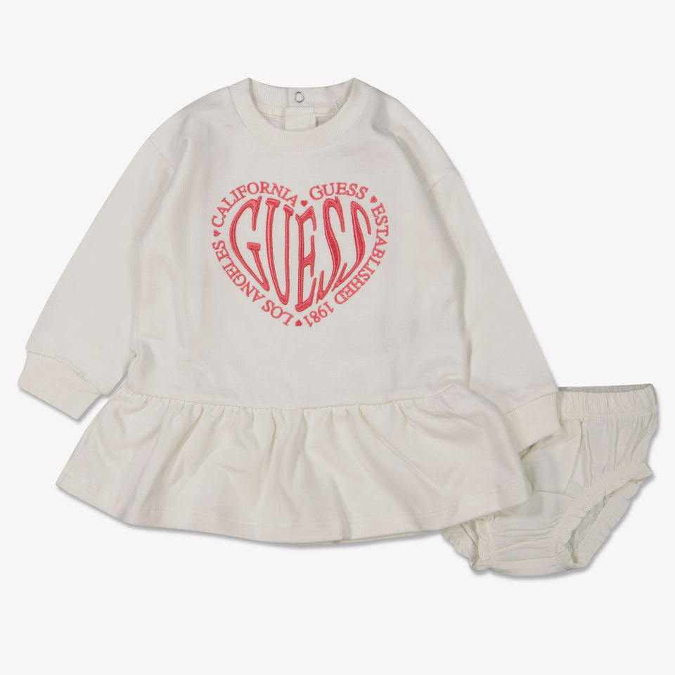 Guess Baby Girls Dress  Offwhite