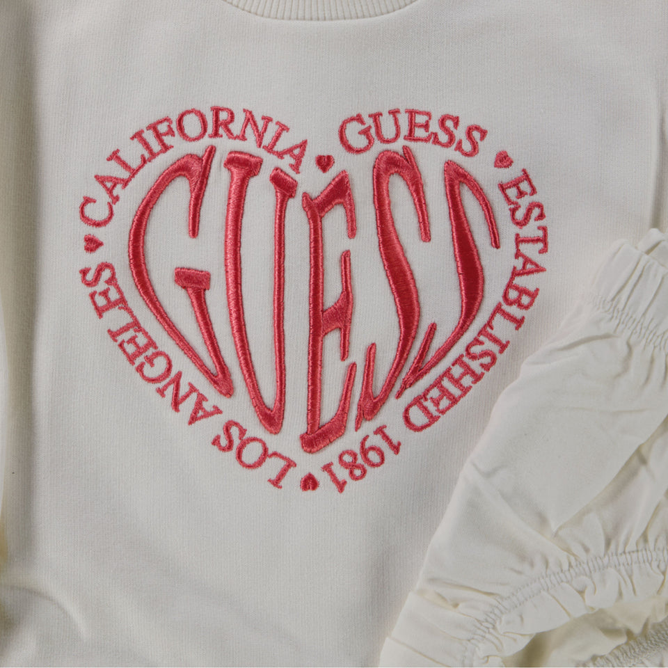 Guess Baby Girls Dress  Offwhite