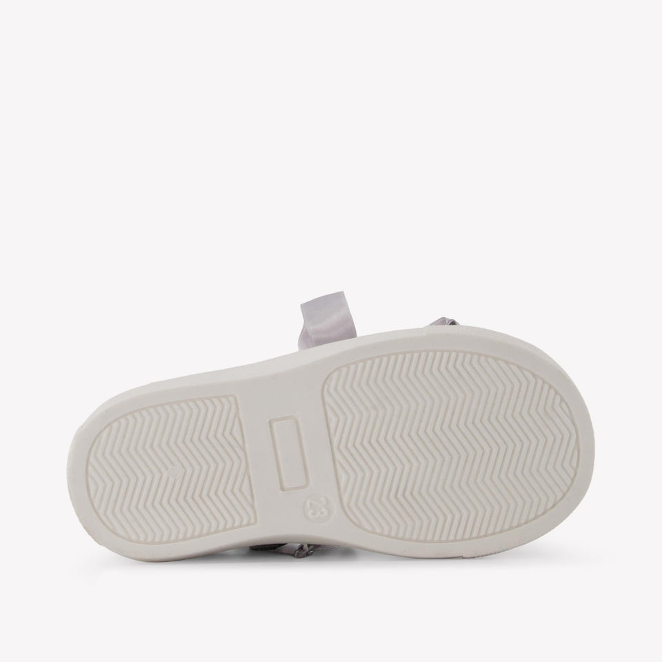 Andanines Meisjes Sneakers In Zilver