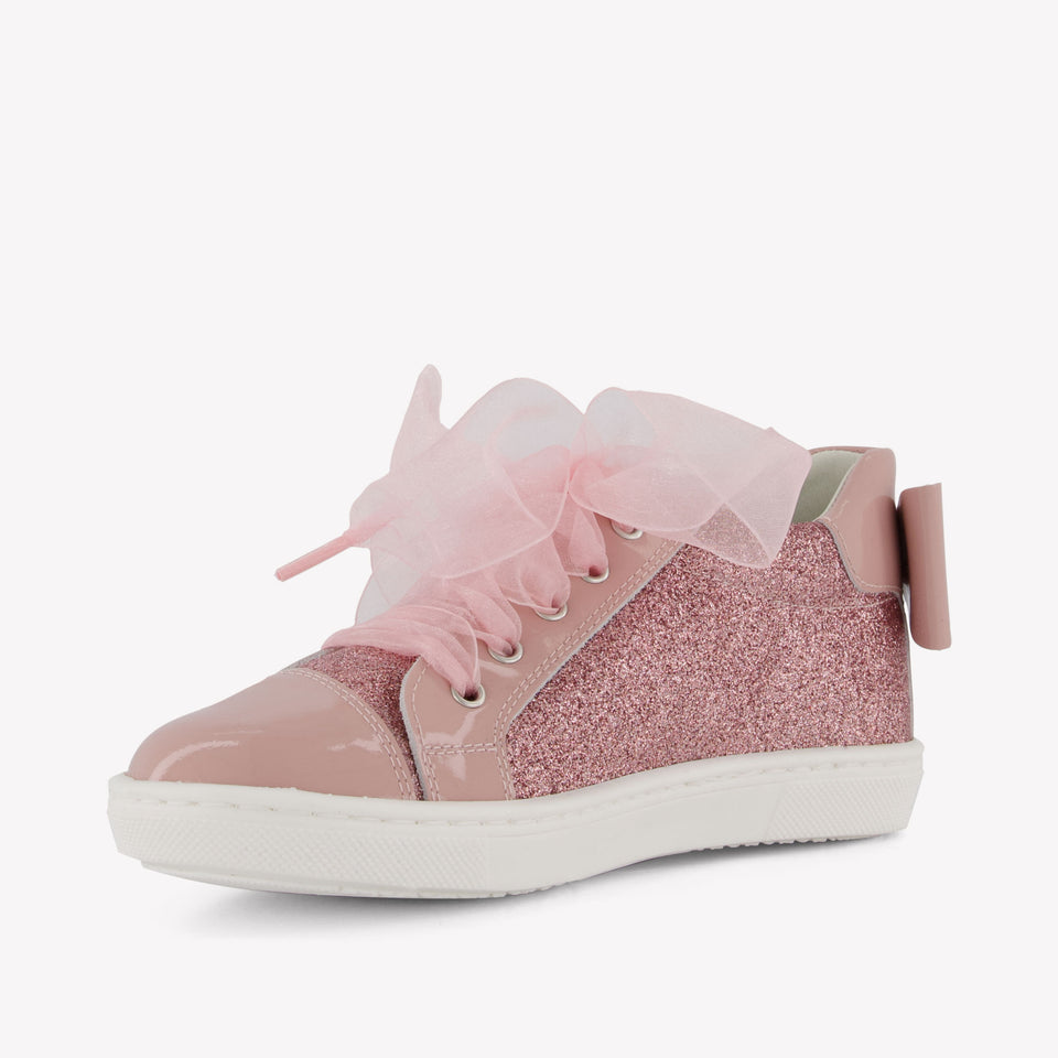 Andanines Meisjes Sneakers In Licht Roze