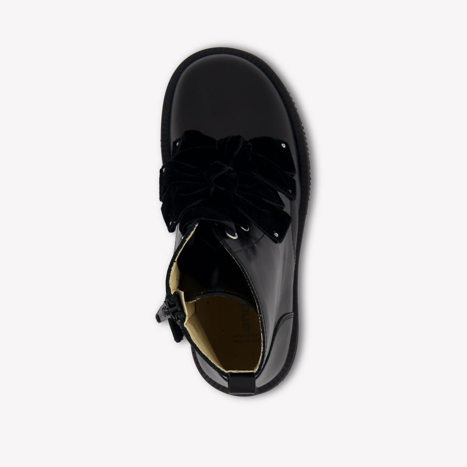 Andanines Meisjes Laarzen In Zwart